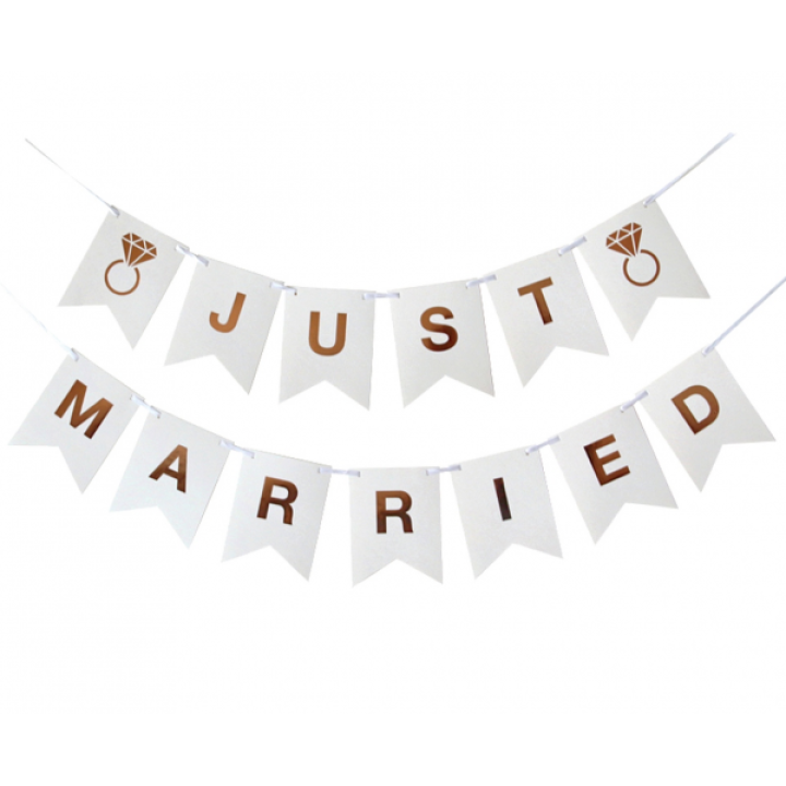 Banner ''Just Married'' 300cm.