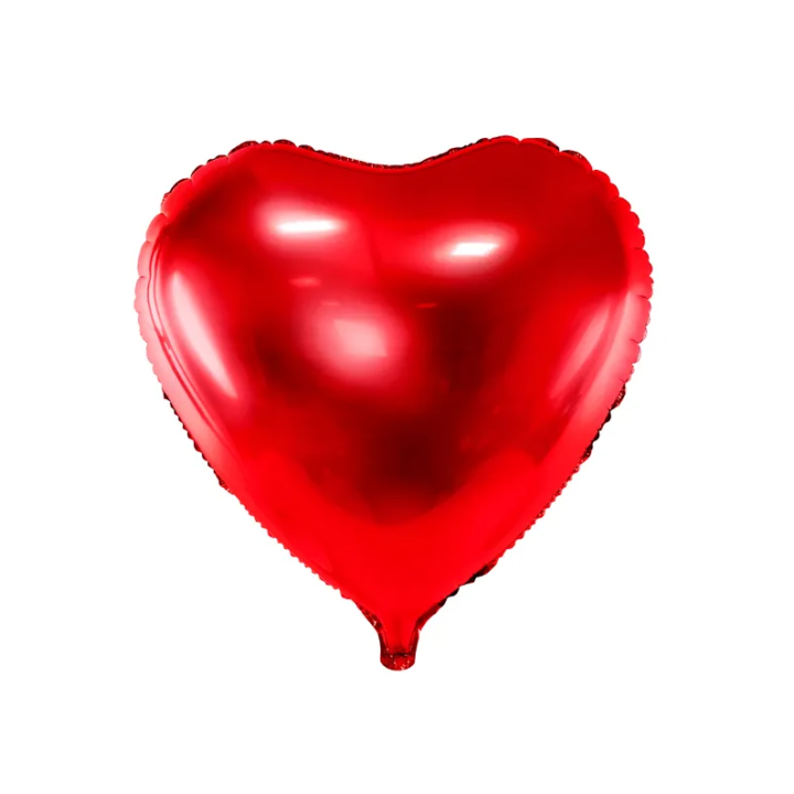 Foil balloon heart 45cm