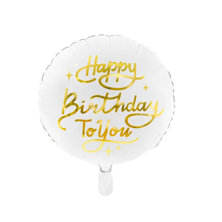 Foil balloon ''Happy Birthday to you'' 35cm