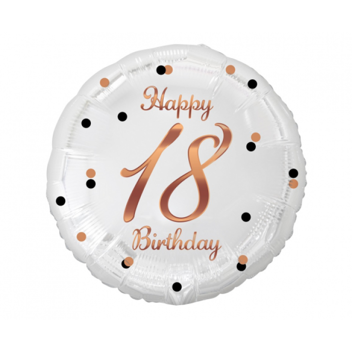 Μπαλόνι Φοιλ ''Happy 18 Birthday '' 45εκ