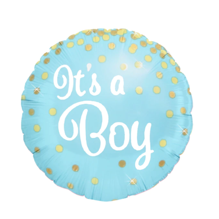 Μπαλόνι Foil It's a Boy Dots 45εκ