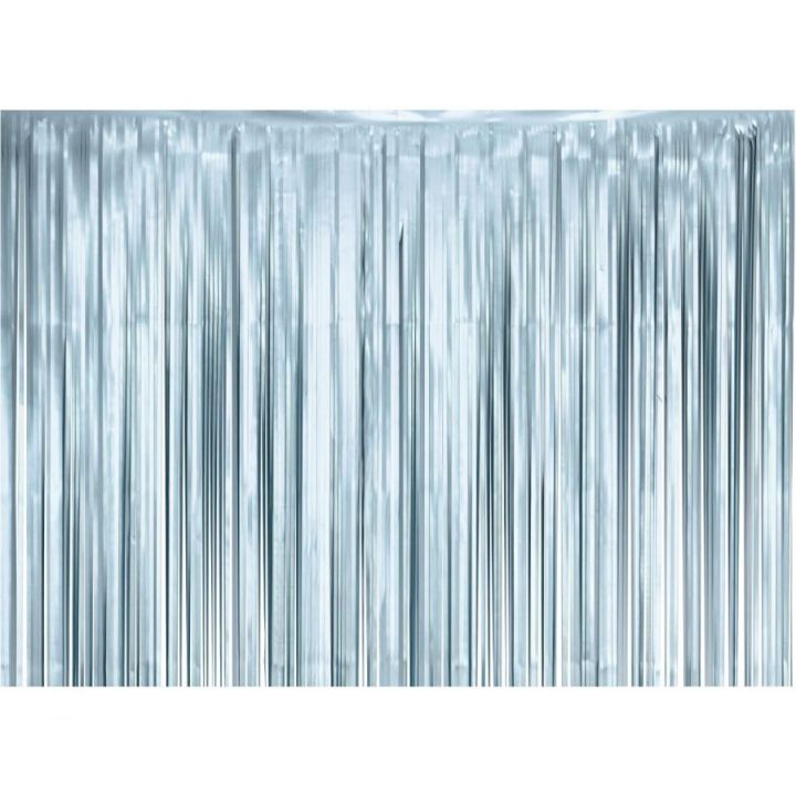 Light Blue Party Curtain 100 x 200cm.