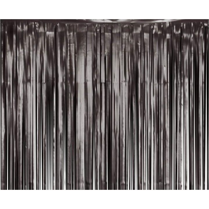 Black Party Curtain 100 x 200cm.