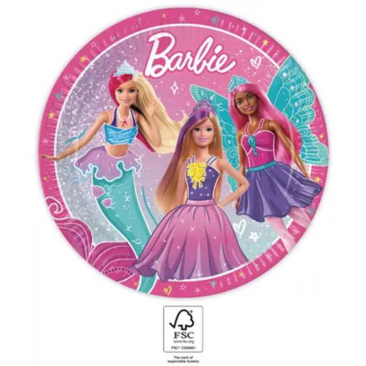 Πιάτα Πάρτυ Barbie 23 εκ.