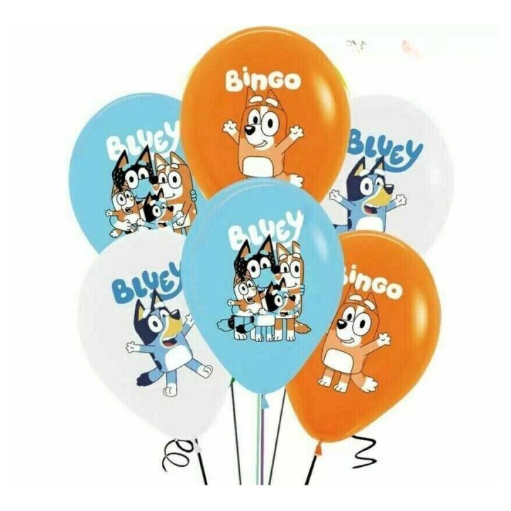 Bluey Set Balloons 5pcs