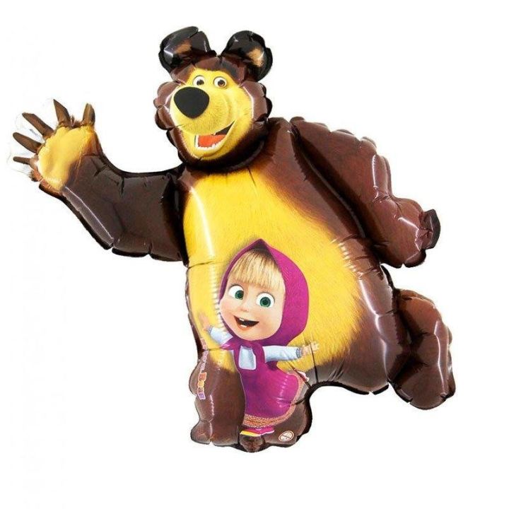 Masha and The Bear Foil Balloon 90cm