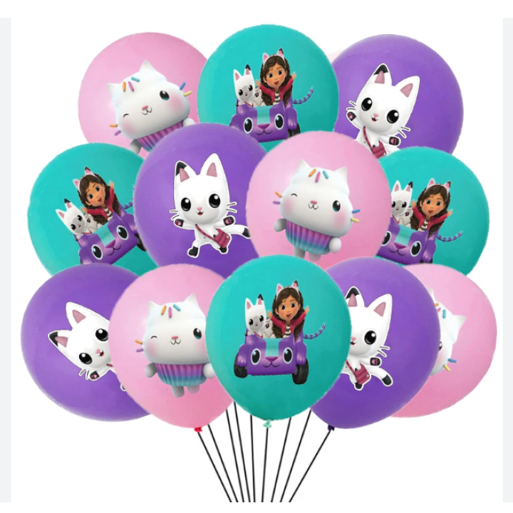 Latex balloons Gabby 6pcs