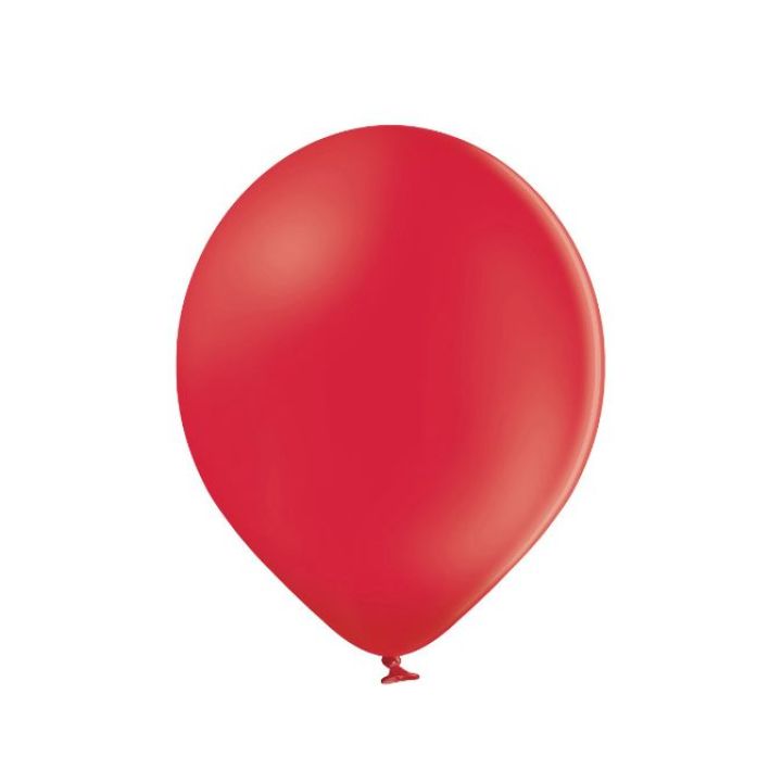 Latex balloons red, 10pcs, 30cm.