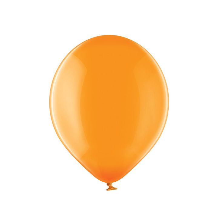 Latex balloons orange 10pcs, 30cm.