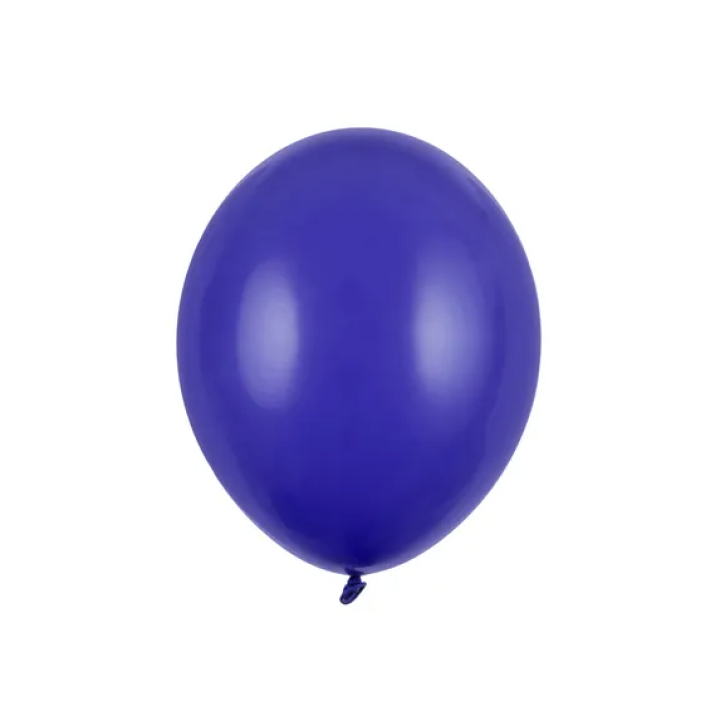Latex balloons royal blue 10pcs, 30cm.