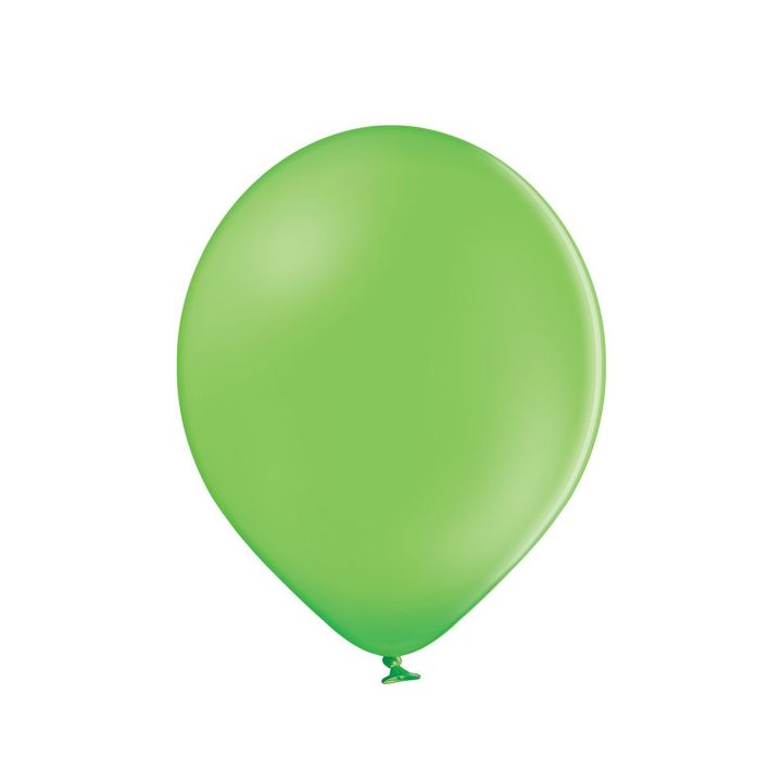 Latex balloons light green 10pcs, 30cm.
