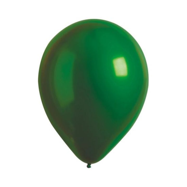 Latex balloons emerald green 10pcs, 30cm.