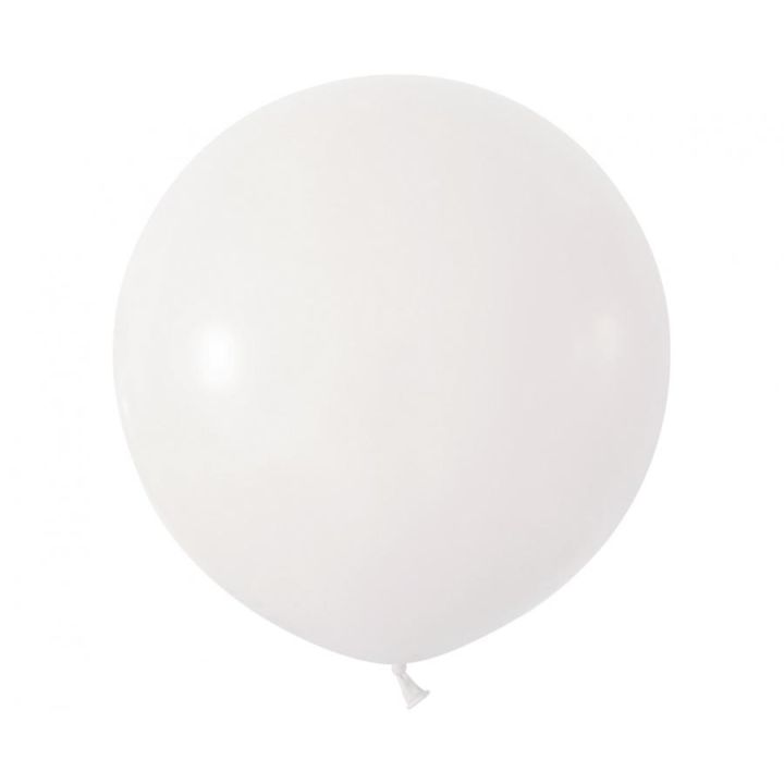 Latex White Balloon 60cm, 2 pcs