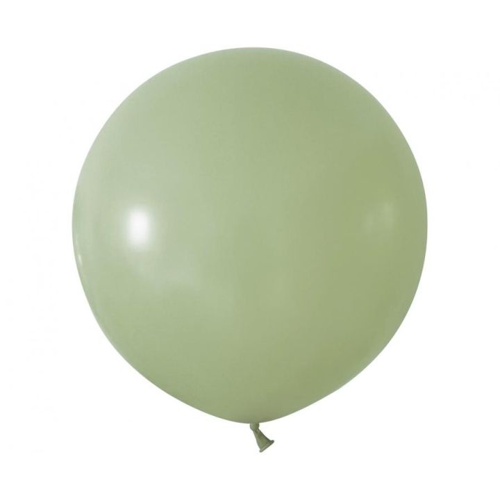 Latex Grey Green Balloon 60cm, 2pcs