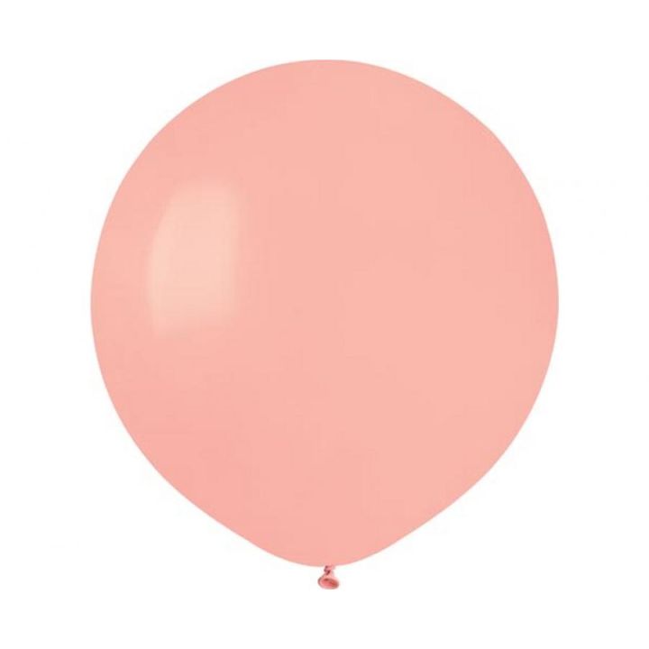 Μπαλόνια λάτεξ ροζ παστέλ, 5τμχ, 48εκ