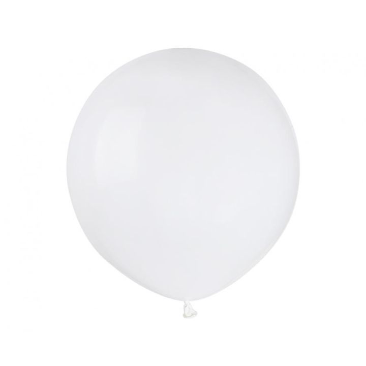 Latex Balloons White 5pcs, 46cm
