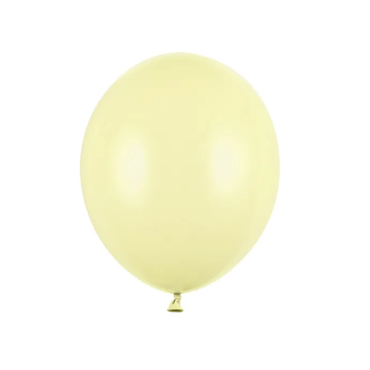 Ivory Latex Balloons 10pcs, 30cm.