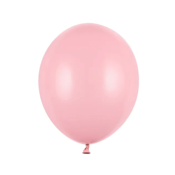 Μπαλόνια Λάτεξ Ροζ Απαλό 10τμχ, 30εκ.