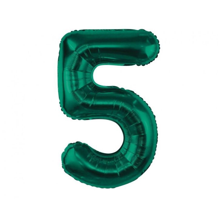Μπαλόνι Αριθμός 5 Πράσινο 85εκ