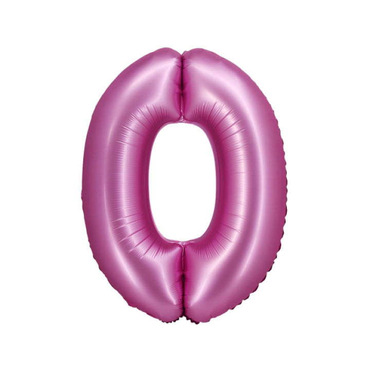 Αριθμός ''0'' Μπαλόνι Φούξια  76εκ