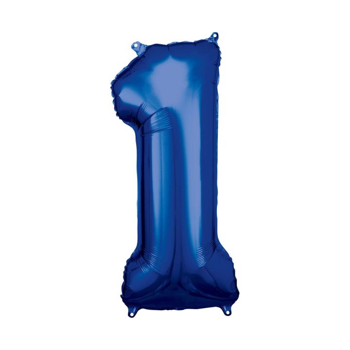 Αριθμός ''1'' Μπαλόνι Μπλε 86εκ
