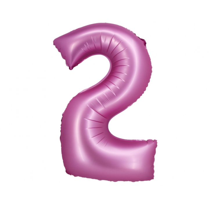 Αριθμός ''2'' Μπαλόνι Φούξια  76εκ