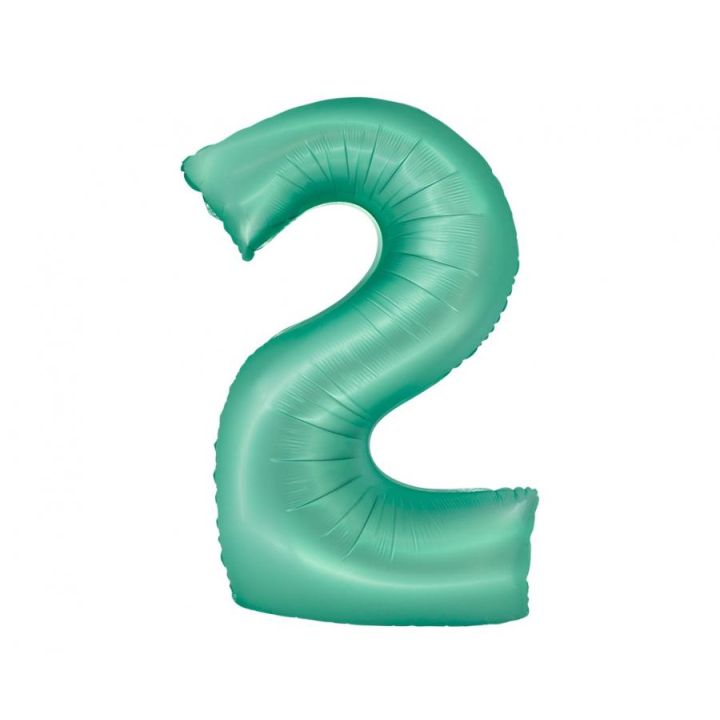Αριθμός ''2'' Μπαλόνι Πράσινο Μέντας 76εκ