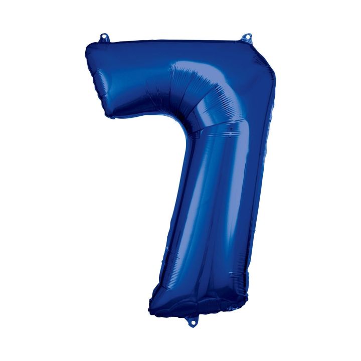 Αριθμός ''7'' Μπαλόνι Μπλε 86εκ