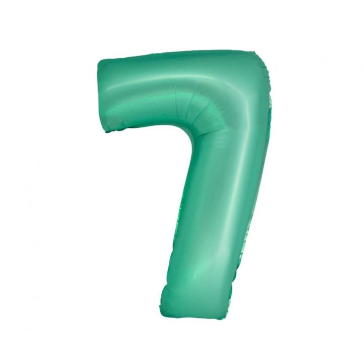 Αριθμός ''7'' Μπαλόνι Πράσινο Μέντας  76εκ
