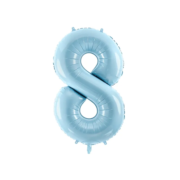 Αριθμός ''8'' Μπαλόνι Γαλάζιο  86εκ