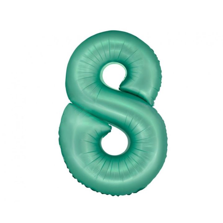 Αριθμός ''8'' Μπαλόνι Πράσινο Μέντας  76εκ