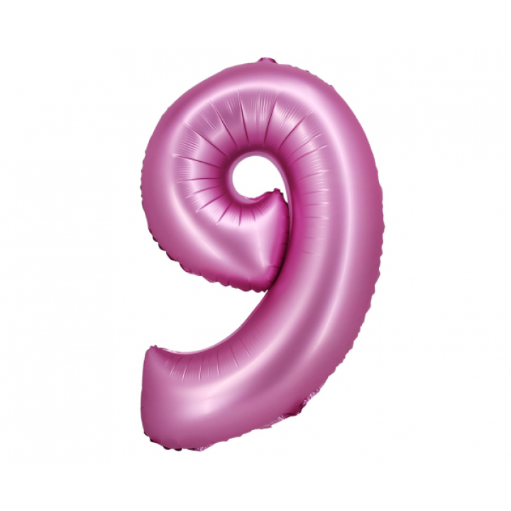 Αριθμός ''9'' Μπαλόνι Φούξια  76εκ