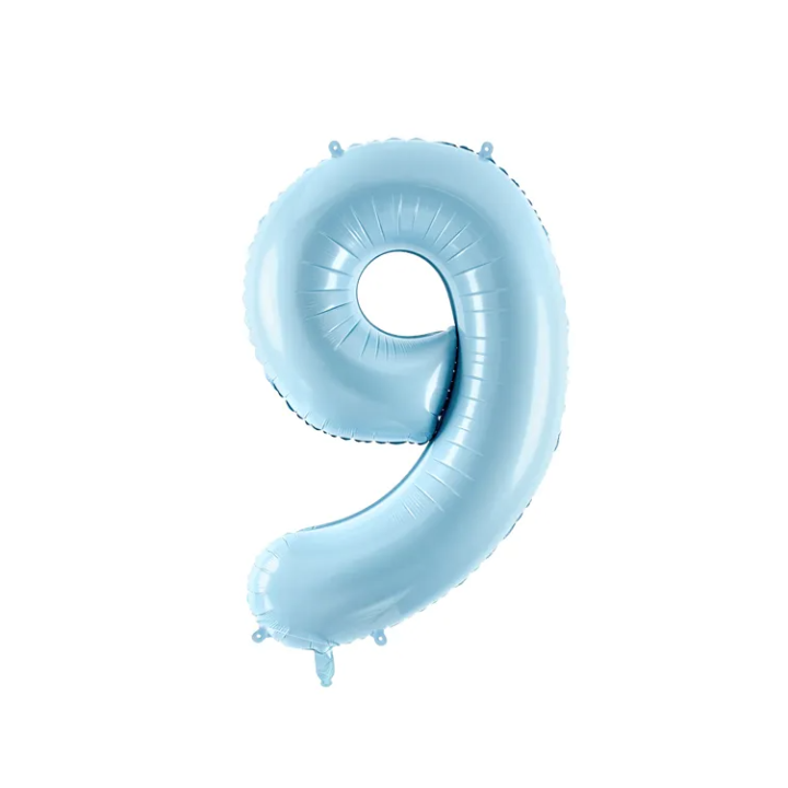 Αριθμός ''9'' Μπαλόνι Γαλάζιο  86εκ