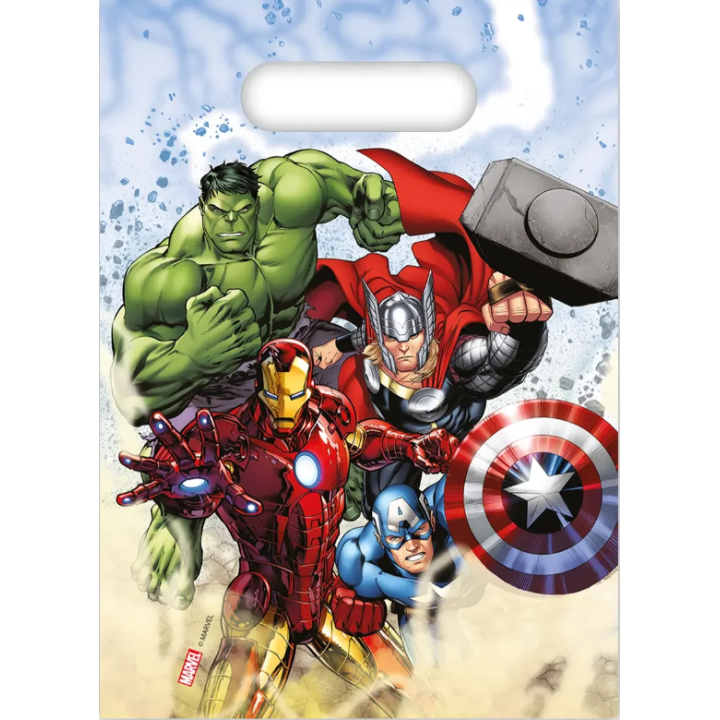 Avengers themed gift bags 6pcs