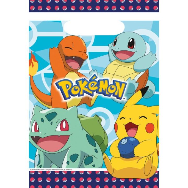 Σακουλάκια για δωράκια Pokemon (8 τεμ)