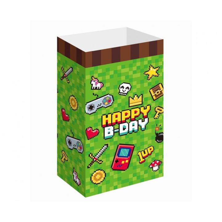 Gift Bags Game on Minecraft 6pcs