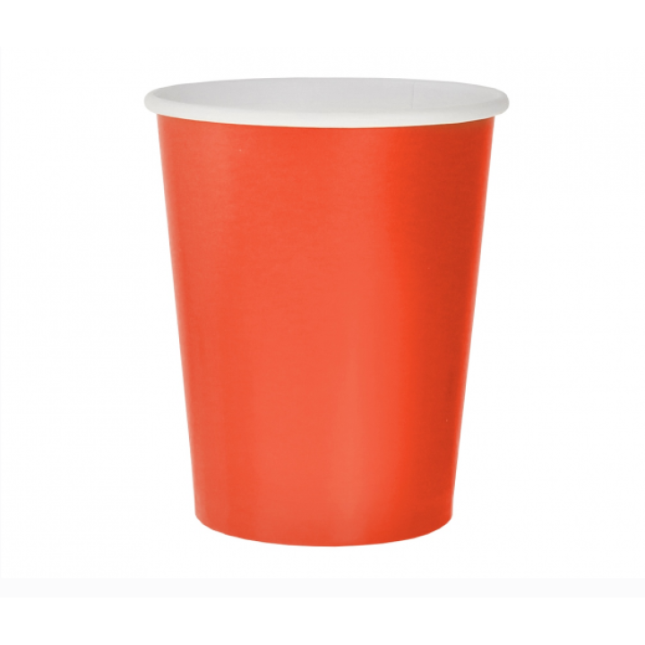 Paper Cups Red 270ml. 14pcs.