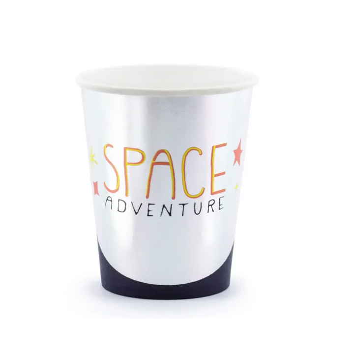 Paper Cups Space 220ml. 6pcs.