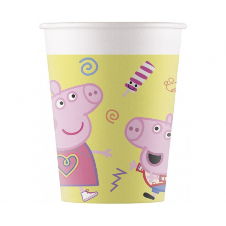 Paper Cups Peppa Pig  200ml.8pcs