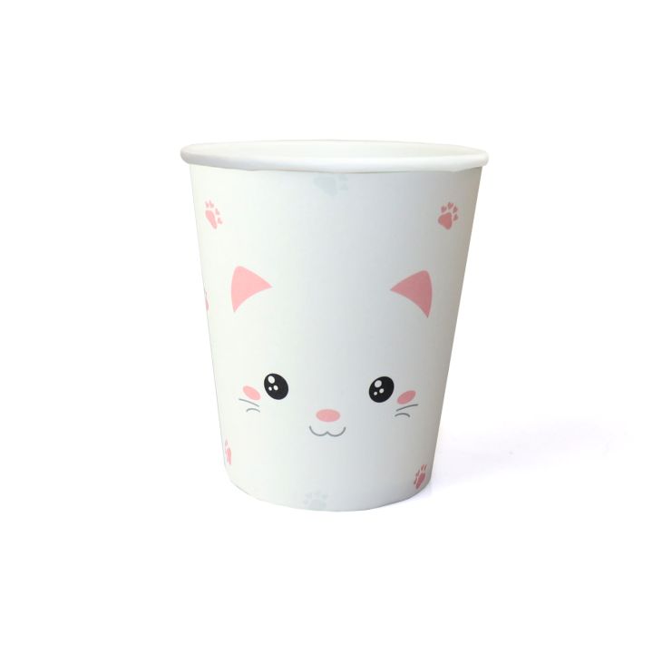 Paper Cups Kitty 250ml, 6pcs.