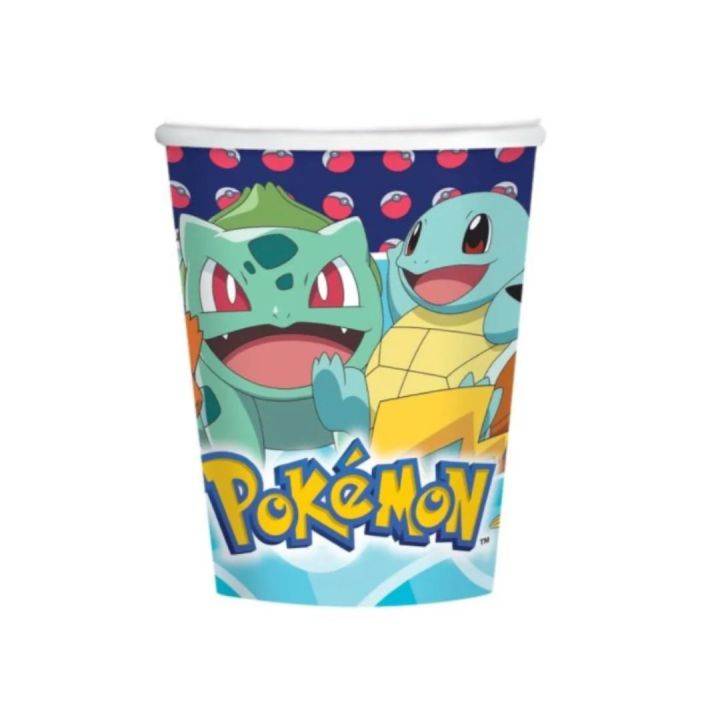 Ποτήρια πάρτυ Pokemon 250ml 8τεμ