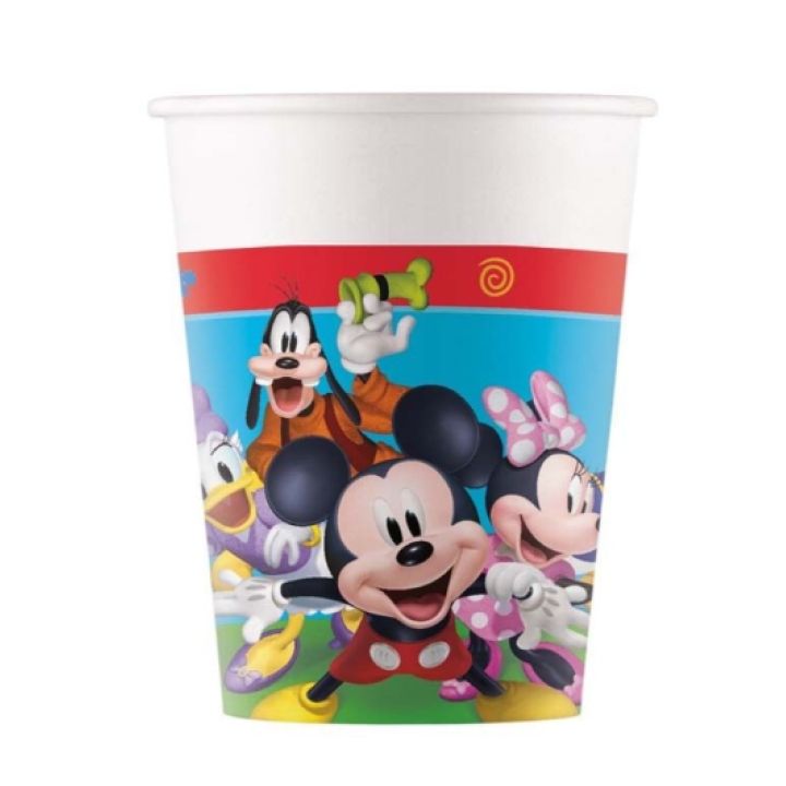 Paper Cups Mickey Mouse 8pcs, 200ml.