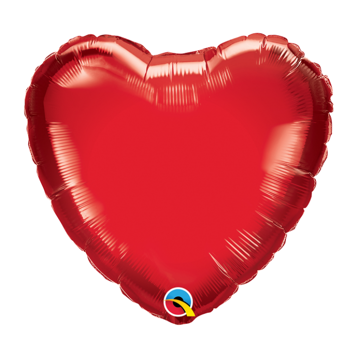 Foil Balloon Red Heart 46cm
