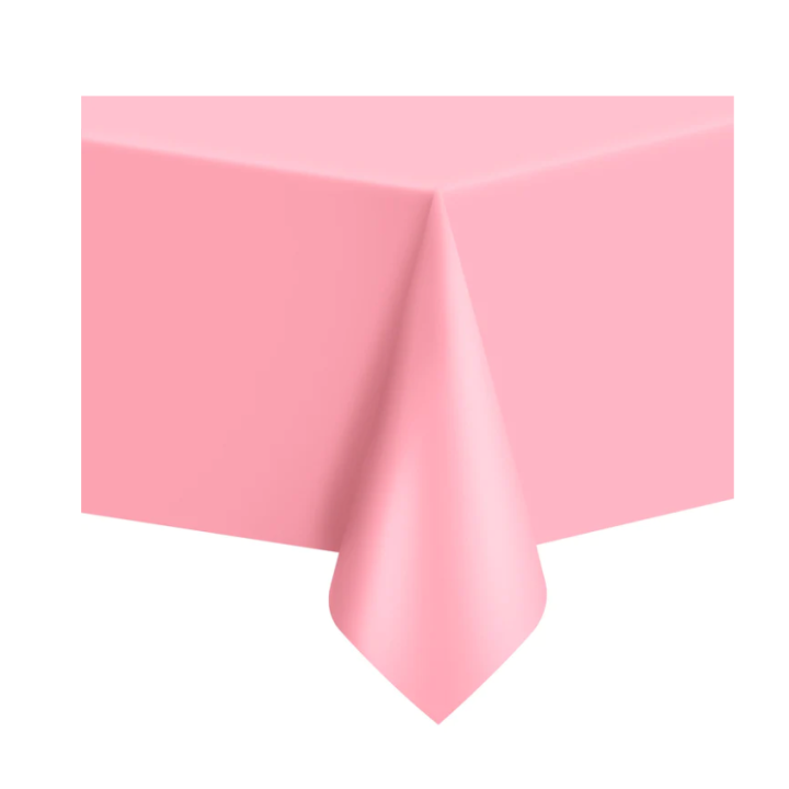 Plastic Tablecover Pink  137x274 cm