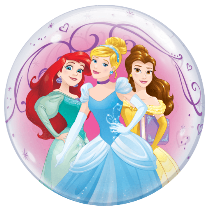 Disney Princess Bubble Balloon 56cm.