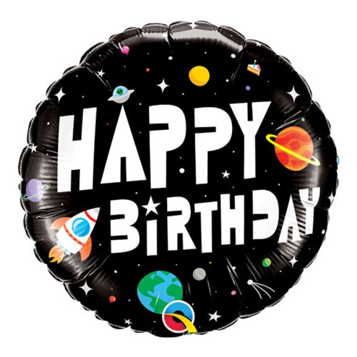 Foil Balloon Double-Side ''Happy Birthday'' 46cm