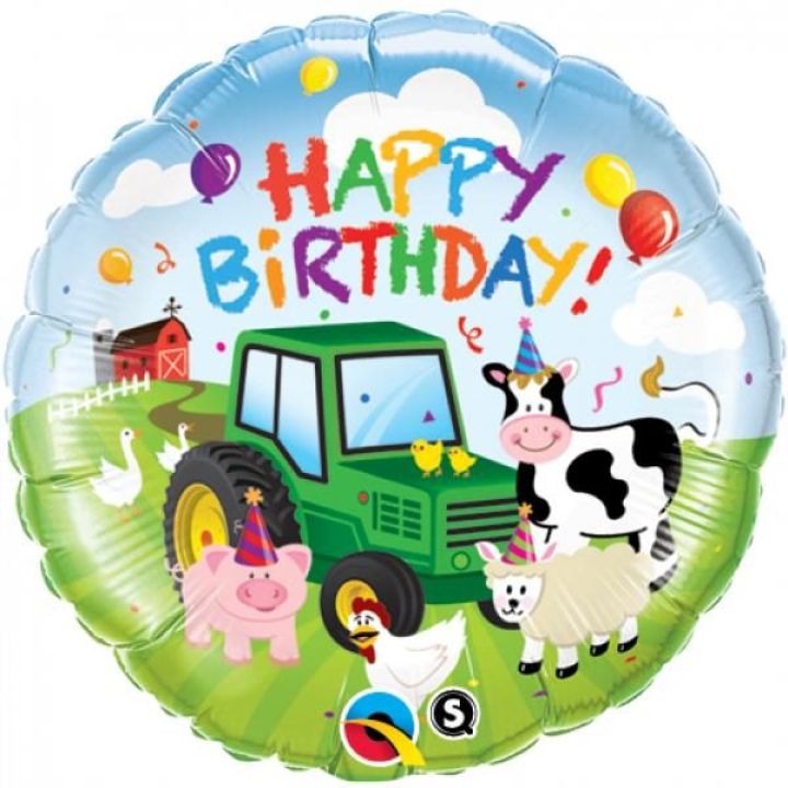 Μπαλόνι Foil Farm ''Happy Birthday'' 46εκ.