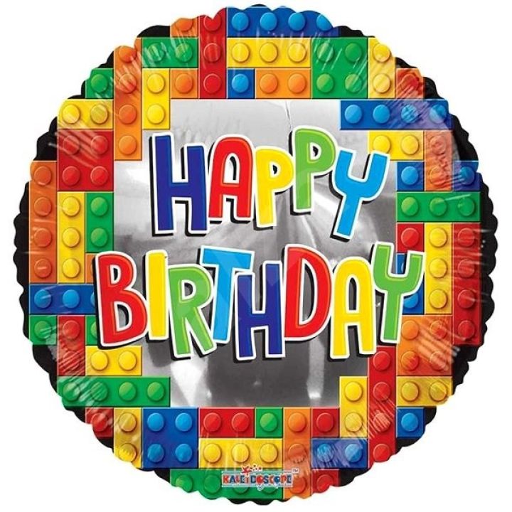 Μπαλόνια Foil Lego ''Happy Birthday'' 46εκ.