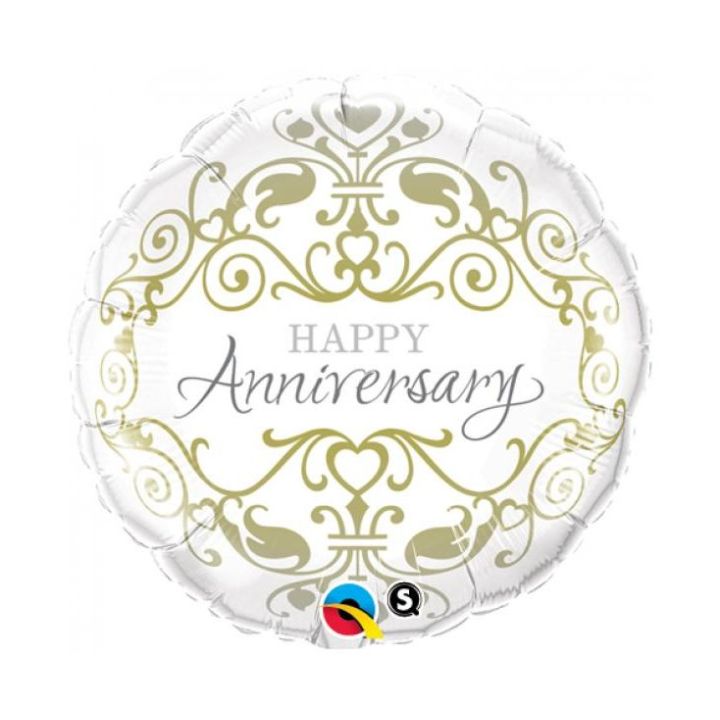 Μπαλόνι Foil Happy Anniversary 46εκ.
