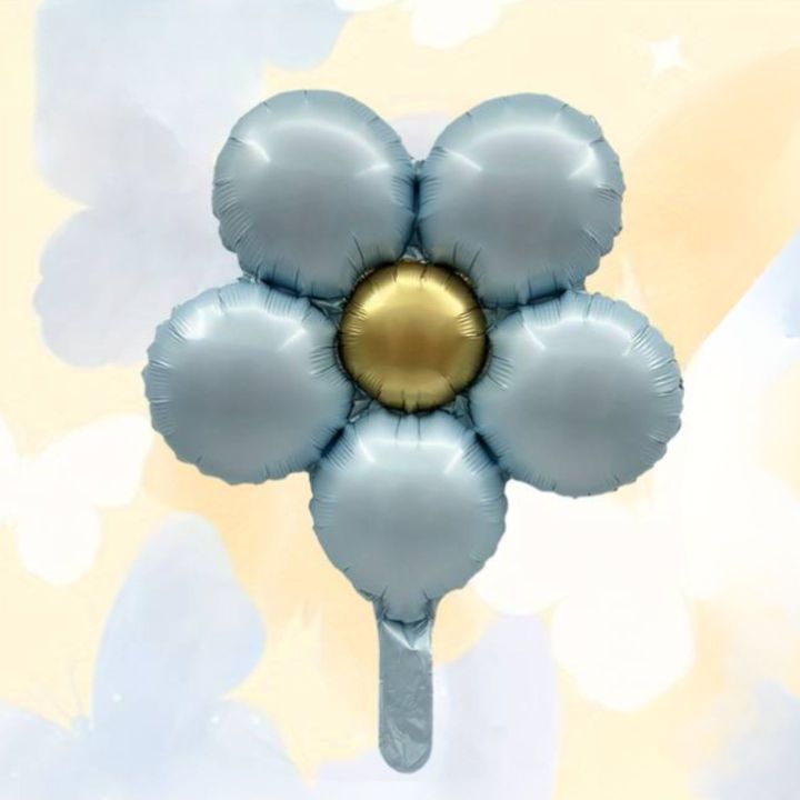 Daisy Balloon Light blue 43 cm